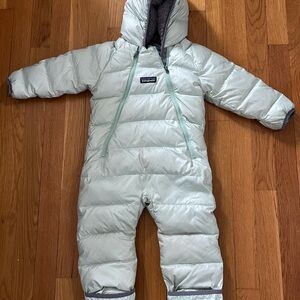 Patagonia Infant Snowsuit in Light Gray